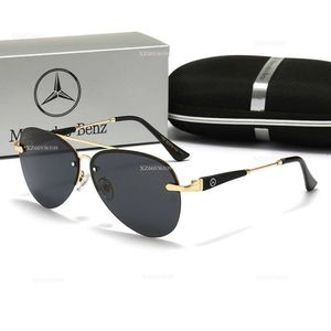 Projektant okularów Nowy Mercedes Benz Ropuchy spolaryzowane okulary przeciwsłoneczne, napędzające okulary przeciwsłoneczne 743