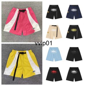 shorts mens shorts designer shorts men shorts Summer American style trendy cruise printed mens and womens loose casual color contrast patchwork sports shorts