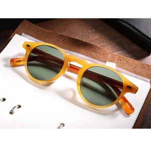 Men Women 45 Mm 47 Mm 2size Ov 5186 Vintage Polarized Sunglasses Ov5186 Retro Gregory Peck Brand Sun Glasses Eyewear Love Gift