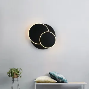 Lampada a parete Nordic Creative Revolving Circolare Light Modern Living Sospita Studio Studio Studio Led Lu8221745