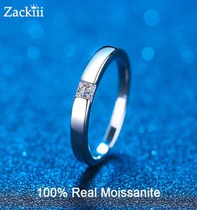 Os anéis de casamento cercaram 03ct princesa corte anel de noivado Laboratório de diamante Bandas de diamante