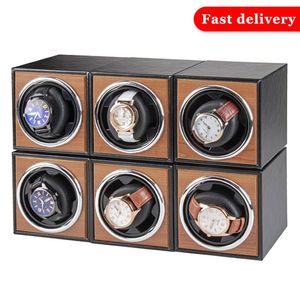 Assista Winder para relógios automáticos Single Wooden Watch Accessories Watches Storage Luxury CX200807 247B