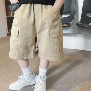 Şort çocuklar erkek kıyafetler erkekler kısa pantolon yaz pamuk saf renk spor aktif çocuklar için gündelik şort