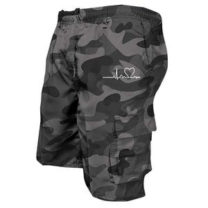 Shorts masculinos homens shorts táticos militares verão shorts de carga casual soltos de bolso de bolso de bolso ao ar livre de movimentação de campaints y240507