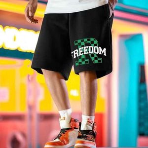 Men's Shorts M-5XL Frdom Casual Shorts Mens Fashion Trend Letter R Sports Pants Loose and Versatile Summer Thin Shorts Y240507