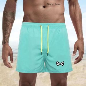 Mens Fashion Shorts Beach Pants Leather Shorts Skull Rabbit Animal Print Psyyyy Bunny Surf Shorts Quick Dry European And American Style 675 8597