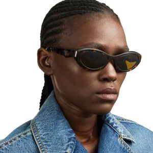 Модельер -дизайнер мужчина и женщины солнцезащитные очки, разработанные модельером PR 26ZS Полная текстура Супер хорошая ретро -солнцезащитные очки uv400 Retro с корпусом в очках