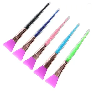 Makeup Brushes Silicone Face Mask Rhinestones Handle DIY Brush Facials Hairless Applicator Tools Cosmetic Beauty Make Up