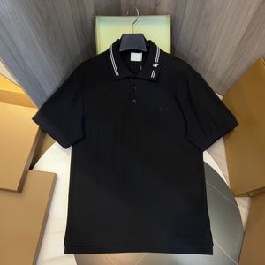 Nowe męskie koszule polo luksusowe ubrania z krótkim rękawem moda letnia koszulka moda haft krótkie rękawy topy stężenie kołnierzyka tee swobodne topy s-xl