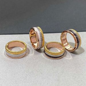 Klasyczna gorąca sprzedaż S Sterling Sier Rotating Gear Pierścień Spersonalizowana marka modowa Para biżuteria imprezowa