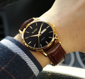 OLEVS Mens Watches Top Brand Luxury Quartz Wrist watch reloj hombre Fashion Casual Business Leather Men Watch Relogio Masculino SH9970462
