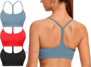 Designer Lul Yoga Roupet Sport Bras Women Women High Support Womens Slim ombro Sports Sports Bra Braço de ioga Top Top 3 peças