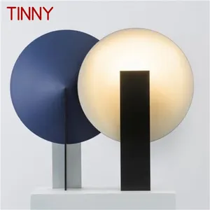 Bordslampor Tinny Contemporary Simple Lamp LED Colorful Desk Lighting For Home Bedroom Decoration vardagsrum