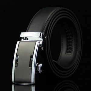 2019 Desinger Belt Inclui Box Men Belt Fashion Women Leather Belt Black Automatic Buckle de boa qualidade 2538