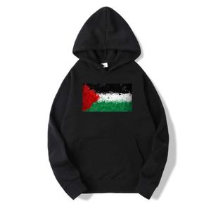 Moletom moletons de moletons do moletono da moda Autumn 2021 Menções da bandeira da palestina da palestina Sorto confortável com capuz macio da dança simples casual massinho t240508