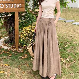 Women's Pants Capris Womens Y2K retro high waisted pants for jogging and leisure mens wide leg summer bag Korean style 2023 fashion Y240509