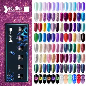 Beautilux gel nagellack kit platinum glitter bling glans holografisk sjöjungfrun semi permanenta naglar geler lack nagellack 240426