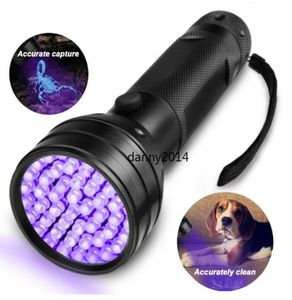 High Godyty 51 UV Ultravioleta Lanterna LED Violet Blacklight Black Light Torch 395 nm Casca de alumínio UV Mini Luzes Fla7625515