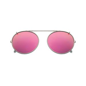 Clip rotonda polarizzata su occhiali da sole unisex Posa specchio da sole Specchio da sole Drivel metallo clip ovali su occhiali UV400 207R