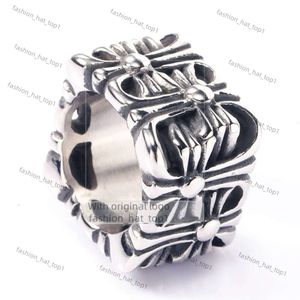 Chrome Jewelry Designer C Cross Chromes Ring Men unisex Fashion Finger Bague Mens Heart Jewelry Classic Rings Lover Gifts