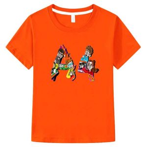 T-Shirts Team Merch A4 New Lamba Vlad Paper Childrens T-Shirt Jungen und Mädchen kurzärmelig T-Shirt Casual Fashion Childrens Clothing Y2KL2405