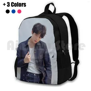 Backpack Jungkook-Tear Caminhando ao ar livre Campo à prova d'água Viagem Kpop Boy Band Love Yourself Her Her Her Her