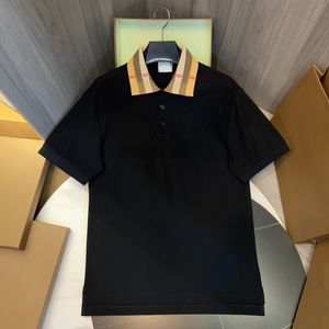 Yaz Yeni Erkek Polo Gömlek Lüks Tasarımcı Kısa Kollu Moda Tişört Moda Nakış Kısa Kollu Üstler Taşma yaka Tee Casual Üstler Çoklu Stiller S-XL