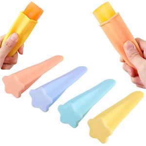 Плесени Pops Ice Popsicles Силиконовая плесень шоколадное желе -желе -производитель BPA Бесплатный портативный инструмент для мороженого Home Diy -Cream -Cream