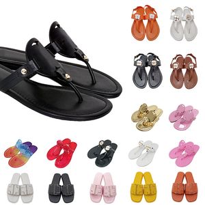 Sandálias de designer mulheres slides moda Espumante sliders triplo preto rosa branco Petunia couro patente pedra chinelos mulheres sapatos de verão flip flops sandal 【code ：L】