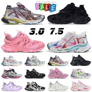 Runner 7 7.5 3 Designer Shoes Woman Track Runners Older Ancien Multicolor Pink Black Balencigaa White Blue Brown Purple Tennis Shoe Womens Mens Shoes