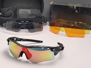 5A Okulasy OK Radalock OO9206 Sportowe okulary przeciwsłoneczne Projektowanie okularów dla mężczyzn Women 100% UVA/UVB z okularami pudełko Fendave Kolor 01-37