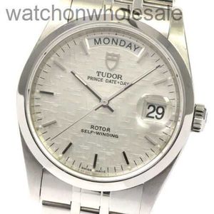 Counter Top Quality Tudory Original 1: 1 Designer Armswatch Prince Date Day 76200 Silver Automatic Mens Watch_808709 Med Real Brand Logo