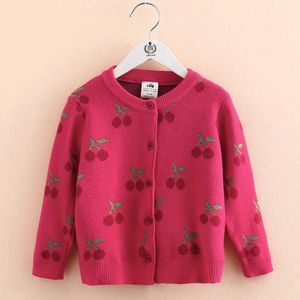 Set 2023 Autunno inverno Fashion 2 3 4 5 6 8 10 Abbigliamento per bambini a 12 anni Giacca a maglia fitta maglione Cardigan Q240508