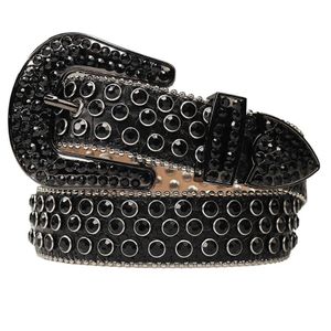 Belt Man Luxuoso diamante Belts28 Rhintone Soly Rhintone original de 3 polegadas para homens de alto preço da moda meninos de pedra Belts 337o