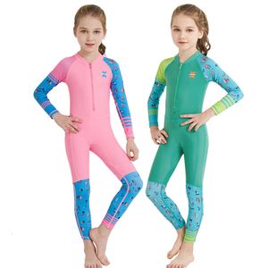 Lu Yoga Body Allinea Allinea della tuta di arrivo Wetsuits 2 mm Abito bagnato con cerniera piena con cerniera per bambini immersi