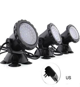 3PCS Podwodny Waterproof Waterproof zanurzony światło reflektorów z 36 -LED żarbami zmieniając kolor światło na akwarium Garden4695762