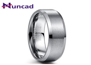 Band Rings Nuncad Men039s Carbide Tungsten Ring 6MM Wide Steel Color Matte Surface Comfort Fit Wedding Finger 2021 Valentine01565960