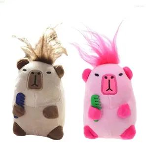 Keychains elegante Capybara Keychain Chavenista de animais de pelúcia Adorável Adoráveis para os amantes nm