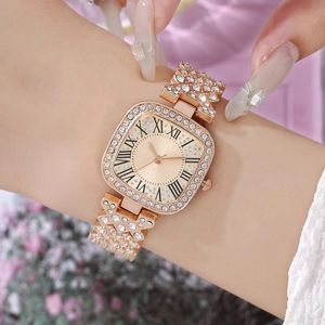 Tolle Qualität Frauen Designer Armbanduhren Full Diamonds Populär Lady Fashion Casual Luxus Dial 28mm Quarz Uhren Nr. 732