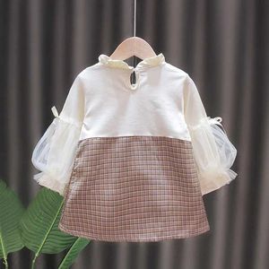 Abiti da ragazza Autunno bambina abito elegante abito da principessa per matrimoni COSTUME BUF BUF SOLEVE RASSOGGIO RAGAZZO RAGAZZO BAMBINI ABBIGLIAMENTO A867