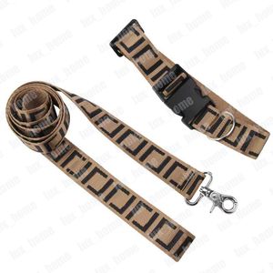 Designer Haustier Leine Hundetraktionseil Luxusbriefkragen Haustiere Choker Verstellbare Hundetette Set Modemarke Hunde -Leinen Designer Hundehalsbänder