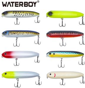 Waterboy Doggy Walk Pesca Lure 11cm 21g Longa Casting Popper Spling Splashing Top Water Flutuing Lifeliked Ação Hard Bait9737396