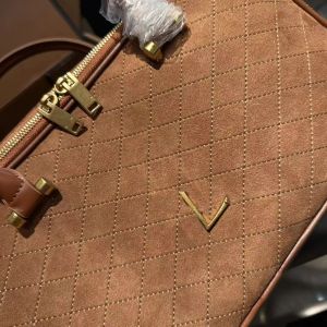 Women's Designer Handbag Women's Shoulder Handbag Deer Leather Cosmetic Bag Diamond Check Thread for women's velvet tote bag Ys012