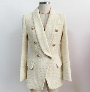 301 xxl 2021 Marke Same Style Coat Langarm Longe Revers Neckknopf Tweed Modemantel OULAIDI7866404