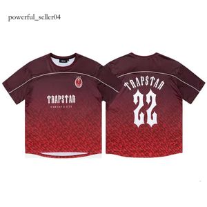 Trapstar T-shirts Trendy Designer Trend Brand Design Shirt Mens Football Jersey Tee Women Summer Casual Loose Torking T Shirts Short Sleeve Tops Trapstar 857