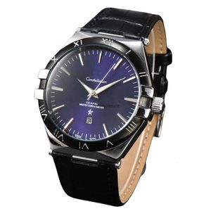 Oujia Fashion Super Mens Business и Calendar Watch с большим количеством высокой цены и премиум -подлинной кожаной часы