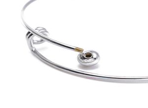 Silver av hög kvalitet Silverpläterad modeutbyggbar tråd Bangle -armband DIY -smycken justerbar9645184