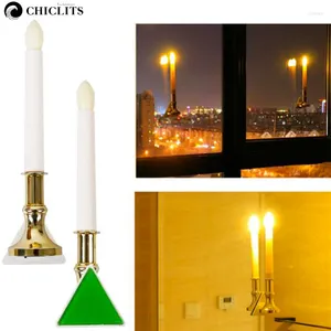 Wandlampe Leuchte kontrollierte Kerzenlichter Dekoration 2pcs Halter Hausbeleuchtung Glas USB-Ladung
