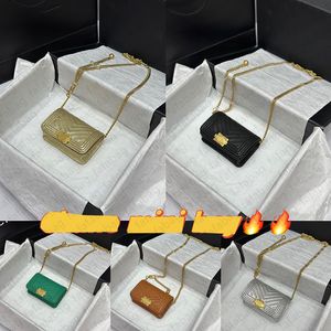 Women's flip bag luxurys designers bags fashion shoulder bag Handbags messenger Chain Bag Clutch Flap crossbody Fragrant Grandma Classic Bag