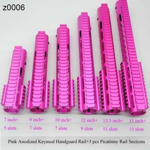 Original 79101213.515 Pink Anodized Keymod Handschutzschien